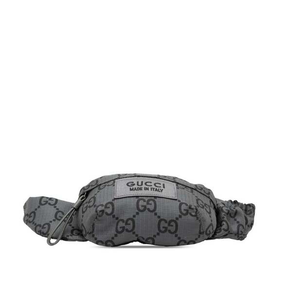GUCCI Authentic Gray Leather Fanny Pack - Picture 3 of 7